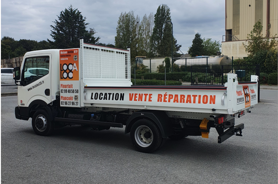 Location Camion benne VL (150 kms/jour inclus) Pleurtuit (35) et