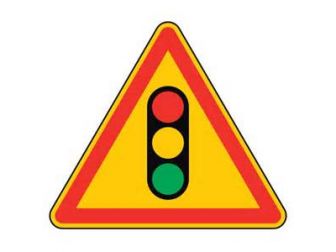 Feux de signalisation + panneaux