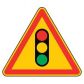 Feux de signalisation + panneaux