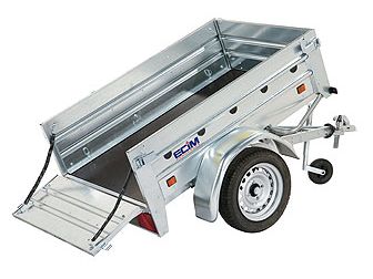 Remorque 500 kg (Charge utile 350 kg)